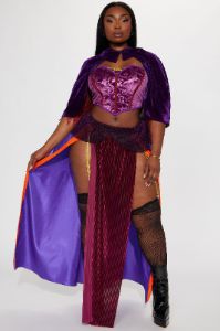 Sultry Witch 3 Piece Costume Set - Plum/Multi sold by Fashion Nova
