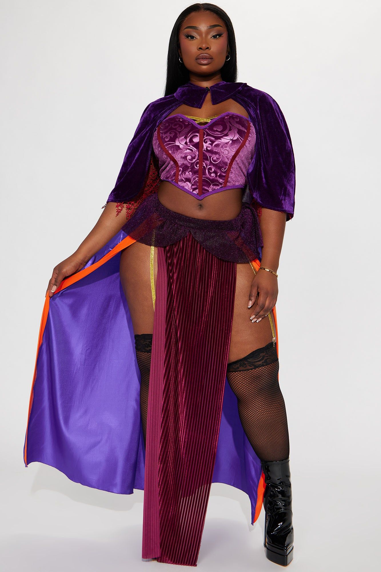 Sultry Witch 3 Piece Costume Set - Plum/Multi sold by Fashion Nova product image thumbnail 5