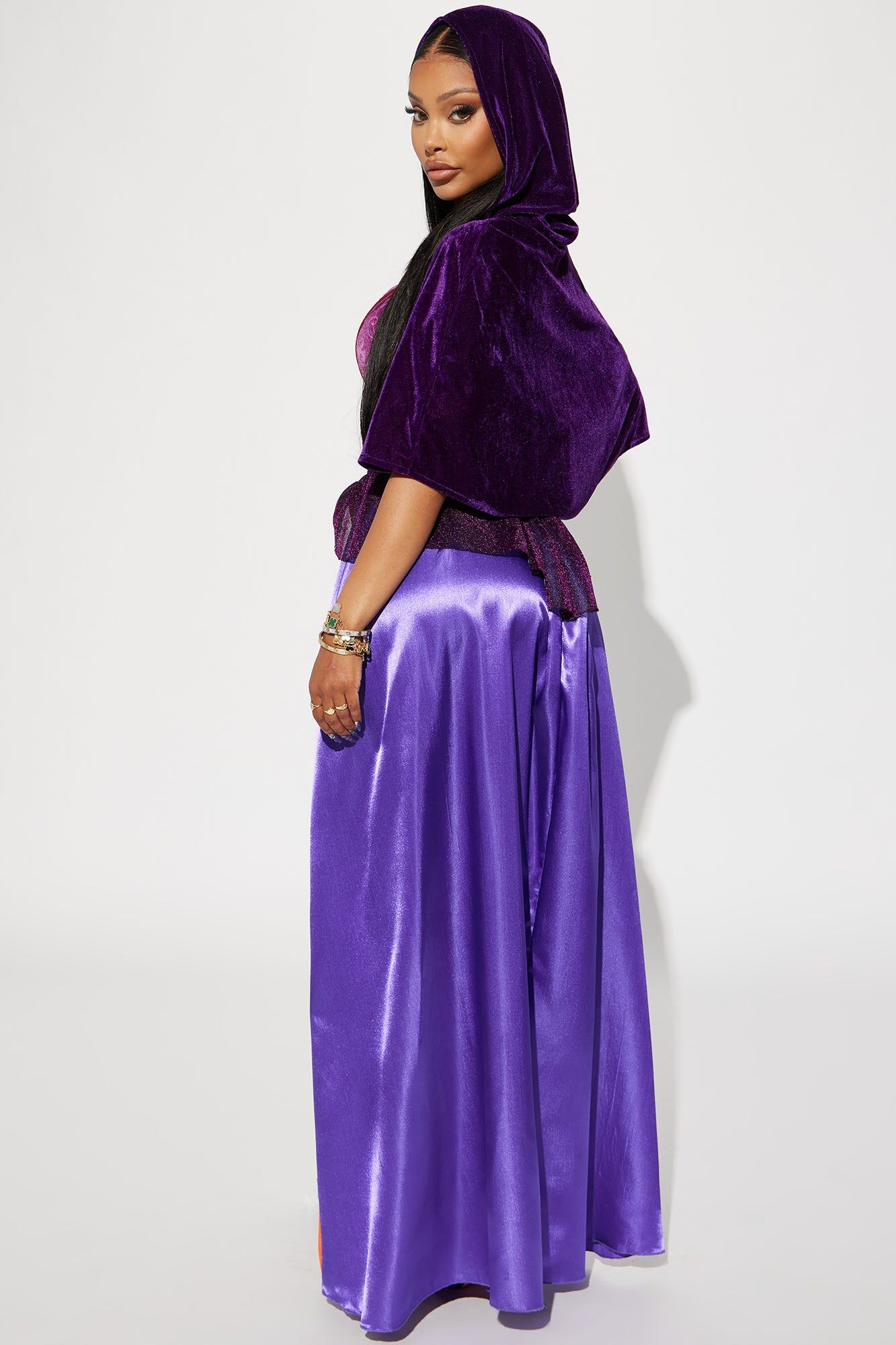 Sultry Witch 3 Piece Costume Set - Plum/Multi sold by Fashion Nova product image thumbnail 4