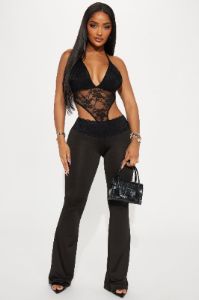 What's The Problem Jumpsuit - Black sold by Fashion Nova