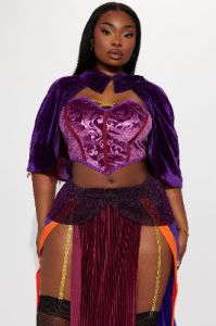 Sultry Witch 3 Piece Costume Set - Plum/Multi sold by Fashion Nova