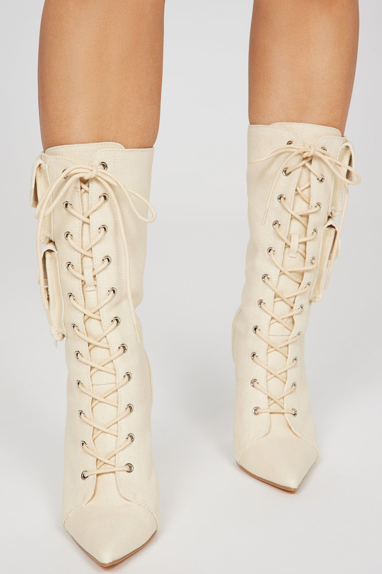 Casually Chic Booties - Cream sold by Fashion Nova product image thumbnail 2