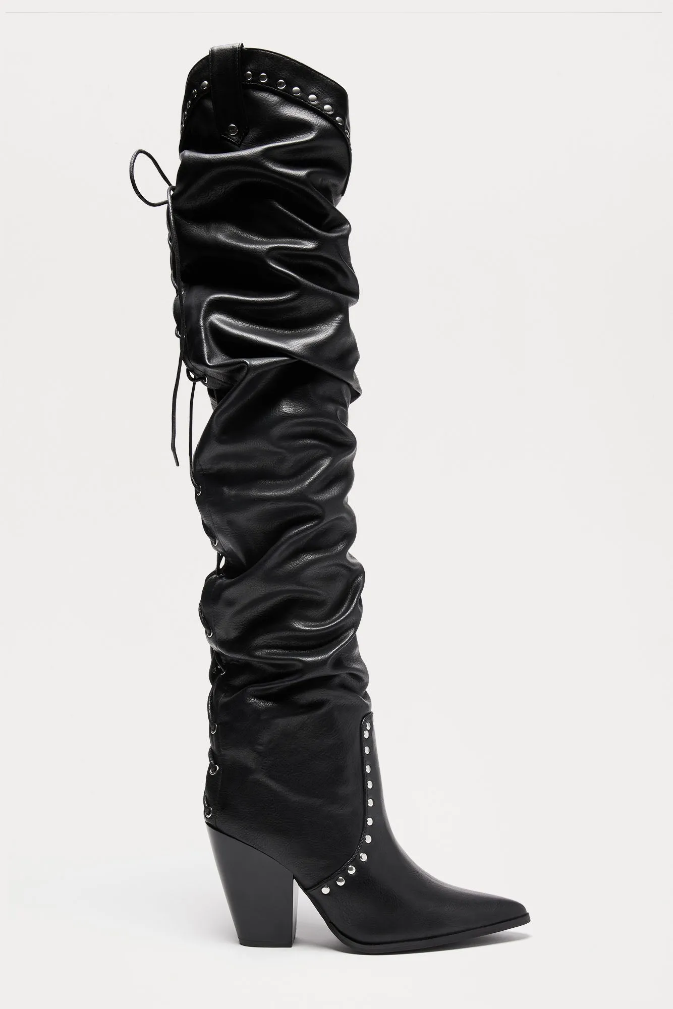 Nashville Trip Cowboy Boots - Black sold by Fashion Nova