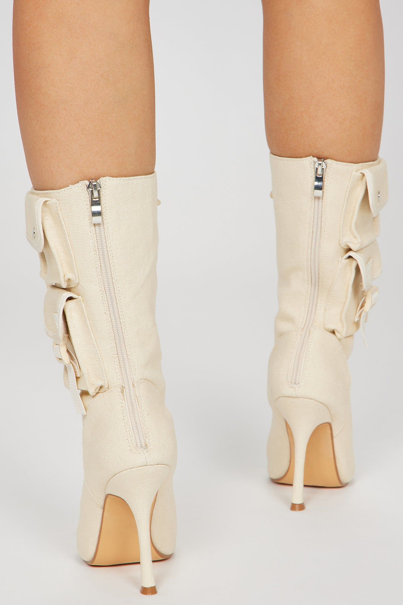 Casually Chic Booties - Cream sold by Fashion Nova product image thumbnail 4