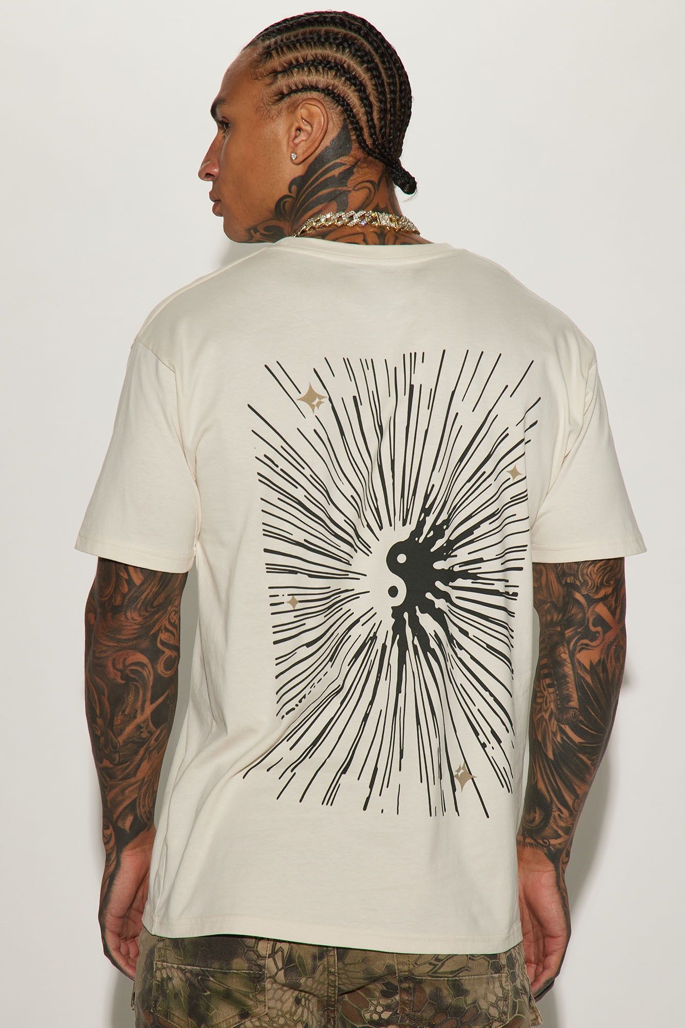 Equinox Short Sleeve Tee - Off White sold by Fashion Nova product image thumbnail 4