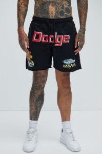 Dodge '96 Shorts - Black sold by Fashion Nova