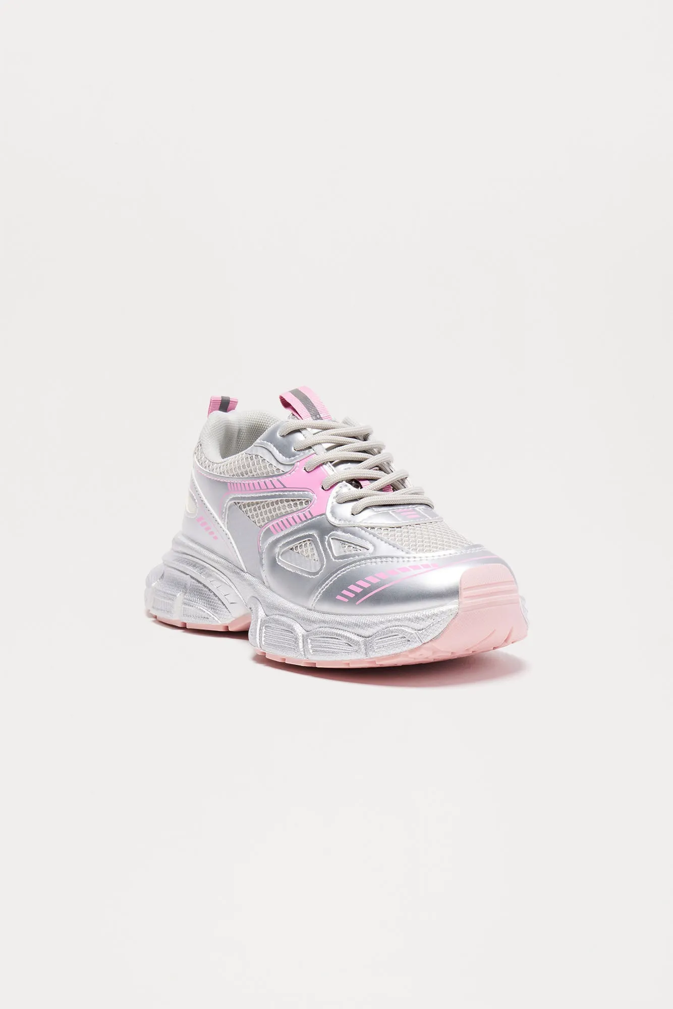 Stella Platform Sneakers - Silver sold by Fashion Nova product image thumbnail 3