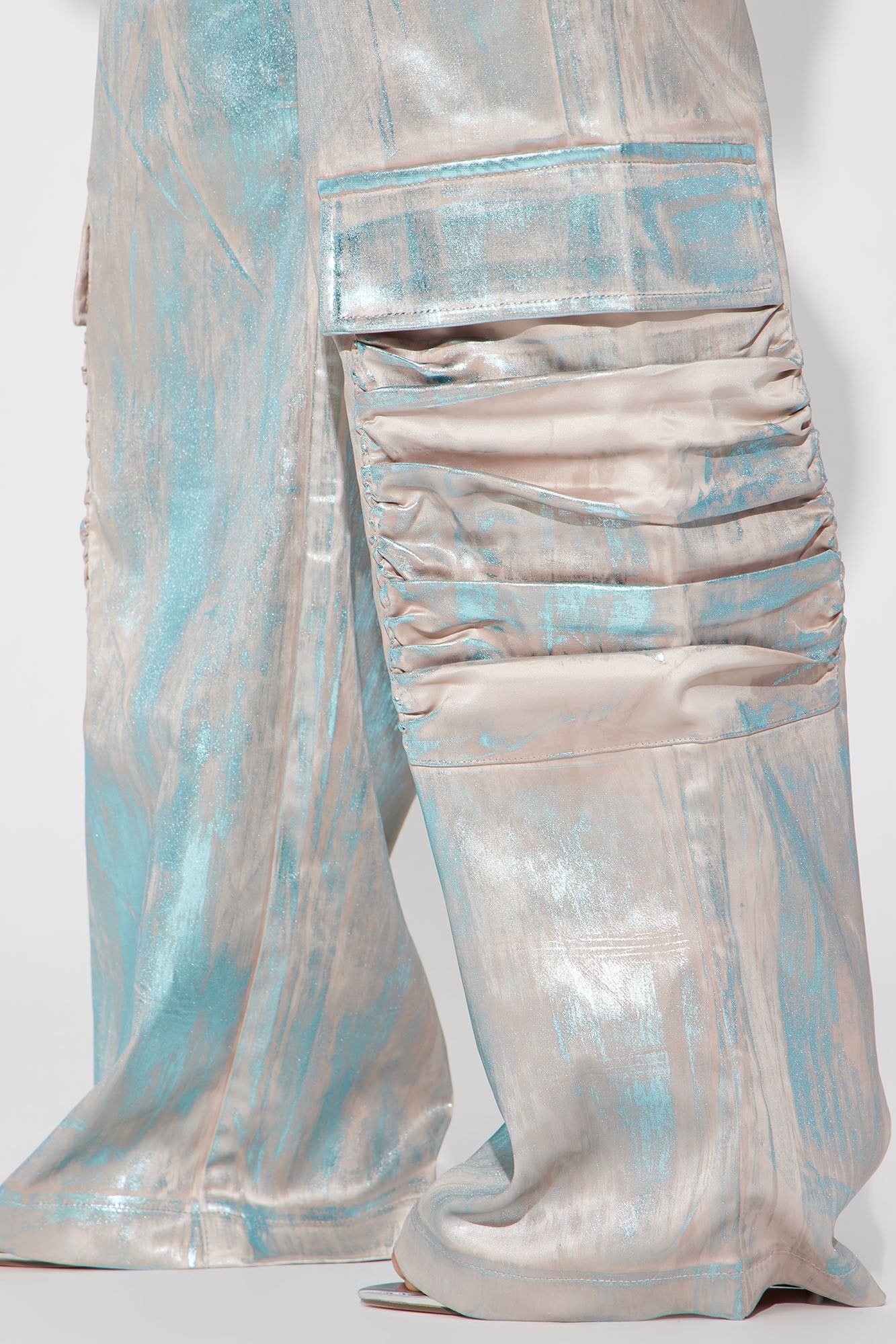 Ava Metallic Pant Set - Taupe sold by Fashion Nova product image thumbnail 3