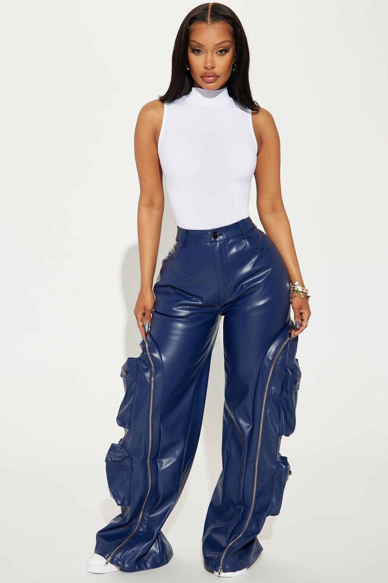 Too Good To Be True Sleeveless Bodysuit - White sold by Fashion Nova product image thumbnail 3