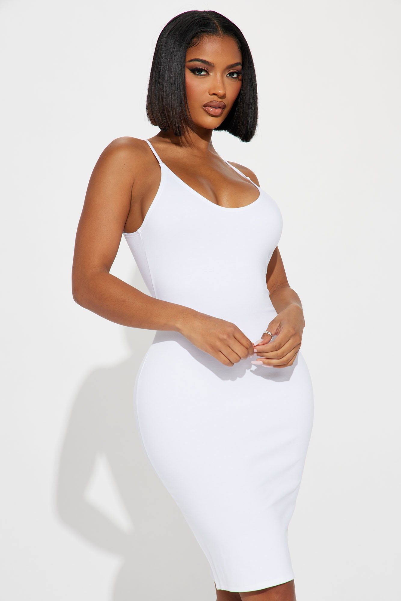 My Main Chic Midi Dress - White sold by Fashion Nova product image thumbnail 2