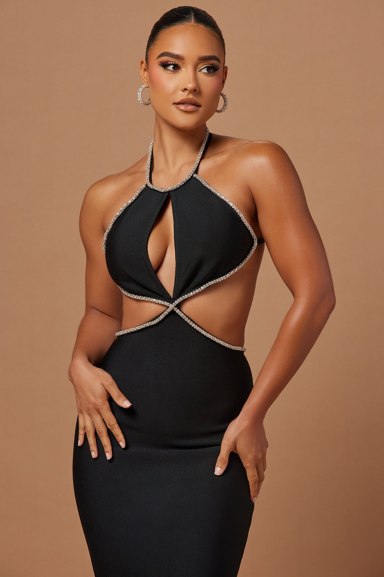 Vivica Embellished Maxi Dress - Black sold by Fashion Nova product image thumbnail 2
