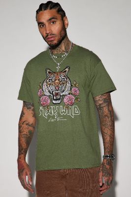 Live Free Short Sleeve Tee - Sage sold by Fashion Nova