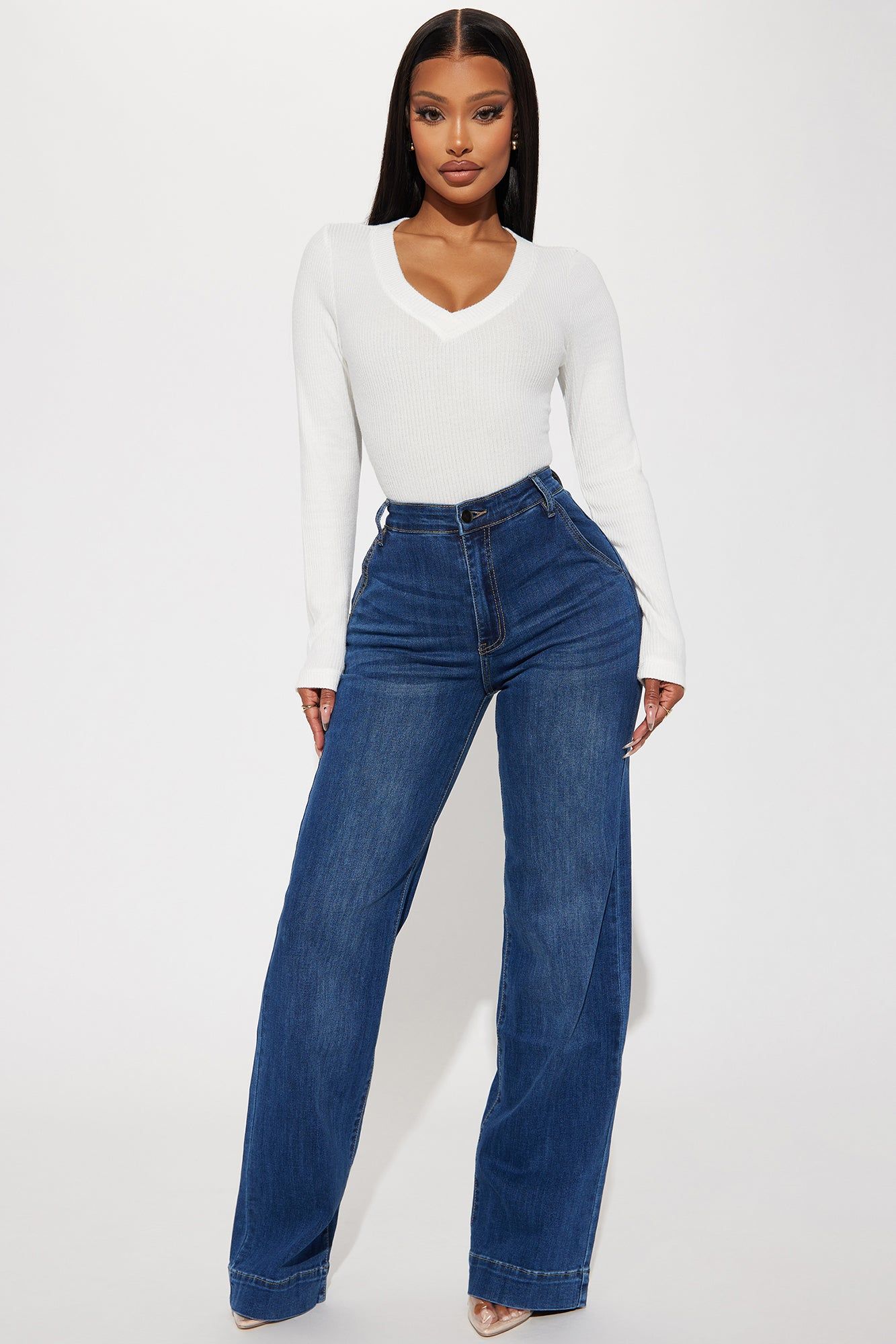 Kori Ribbed Top - Off White sold by Fashion Nova product image thumbnail 2