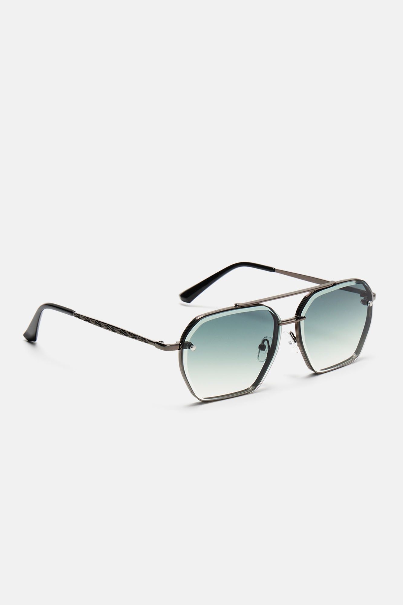 Kauai Sunglasses - Green/combo sold by Fashion Nova product image thumbnail 3