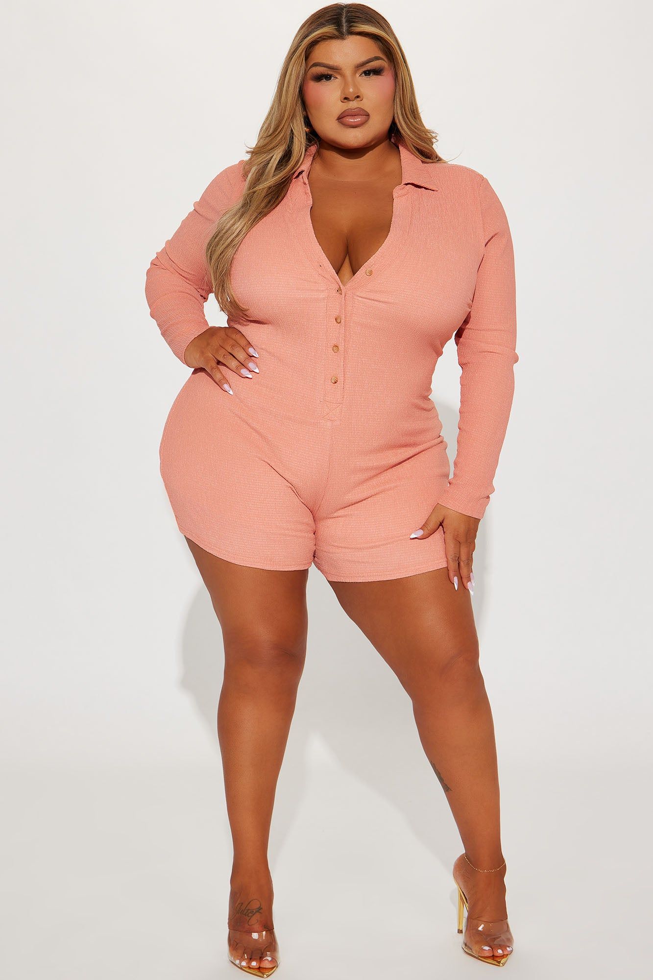 Fun And Games Romper - Orange sold by Fashion Nova product image thumbnail 4