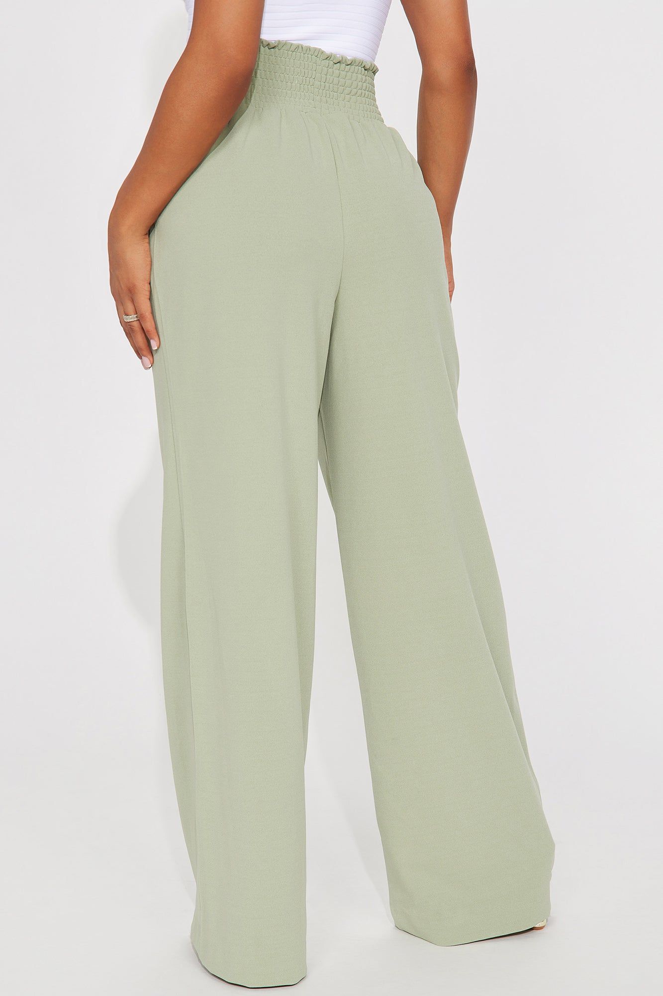 Breezy Day Wide Leg Pant - Sage sold by Fashion Nova product image thumbnail 3