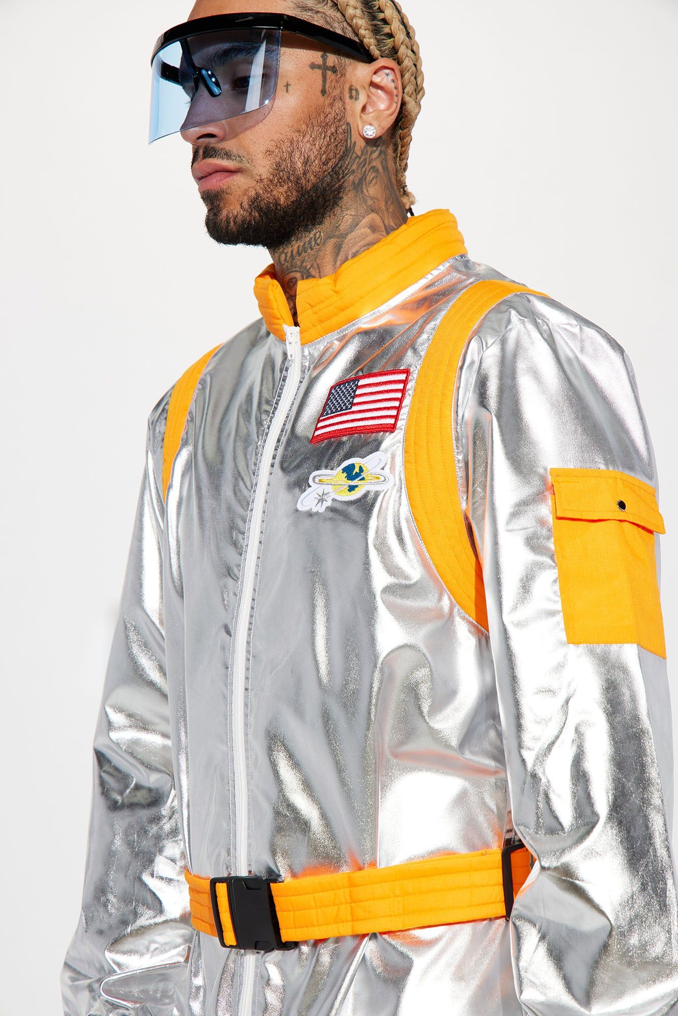 Spaceman 3 Piece Costume Set - Silver sold by Fashion Nova product image thumbnail 2