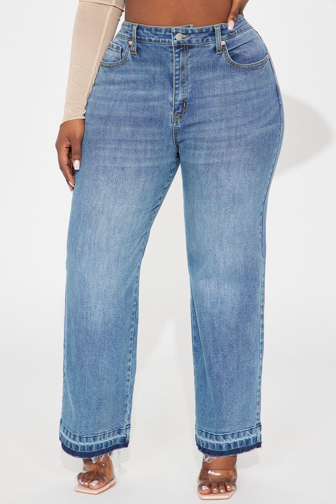 In The Best Ways Cropped Straight Leg Jeans - Medium Wash sold by Fashion Nova product image thumbnail 5