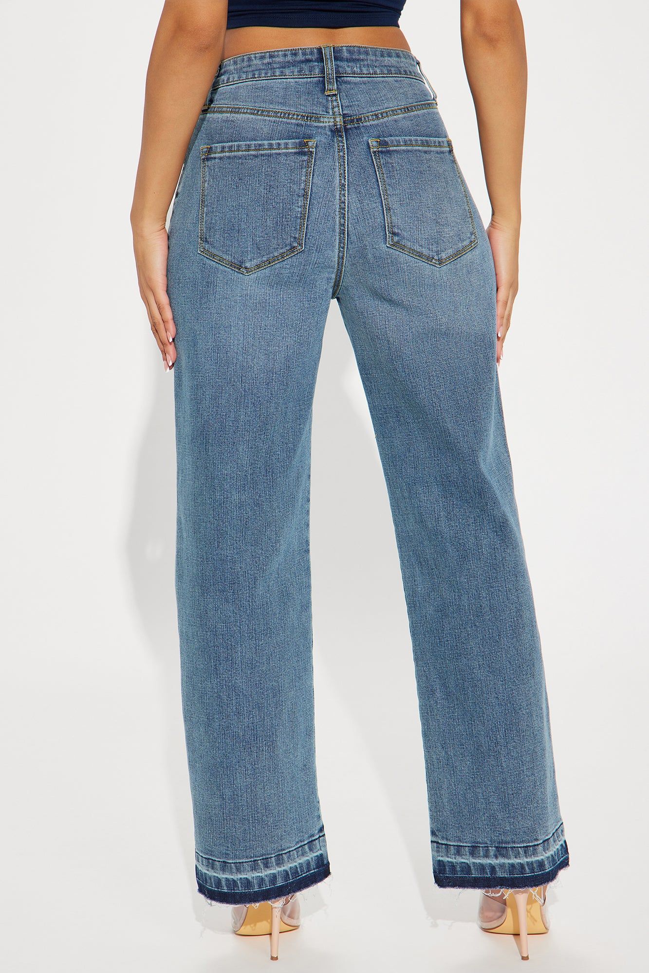 In The Best Ways Cropped Straight Leg Jeans - Medium Wash sold by Fashion Nova product image thumbnail 3