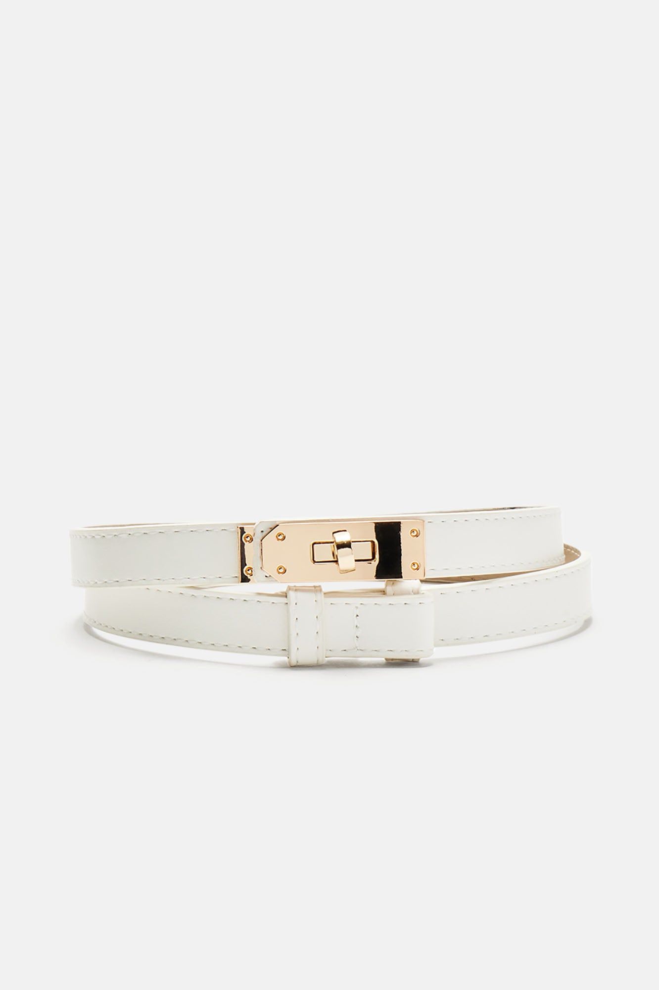 Be Effortless Belt - White sold by Fashion Nova product image thumbnail 2