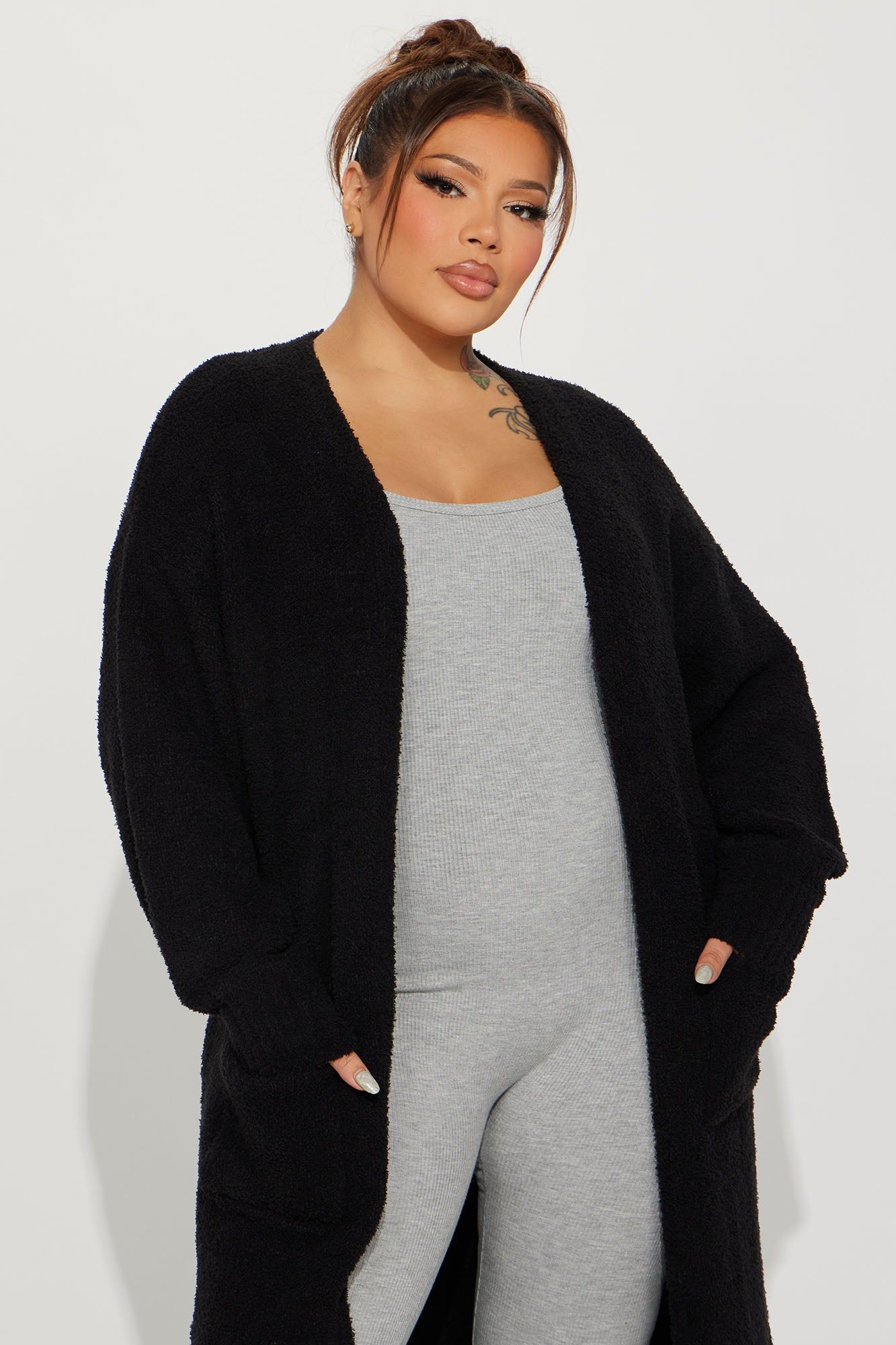Living In It Cardigan - Black sold by Fashion Nova product image thumbnail 5