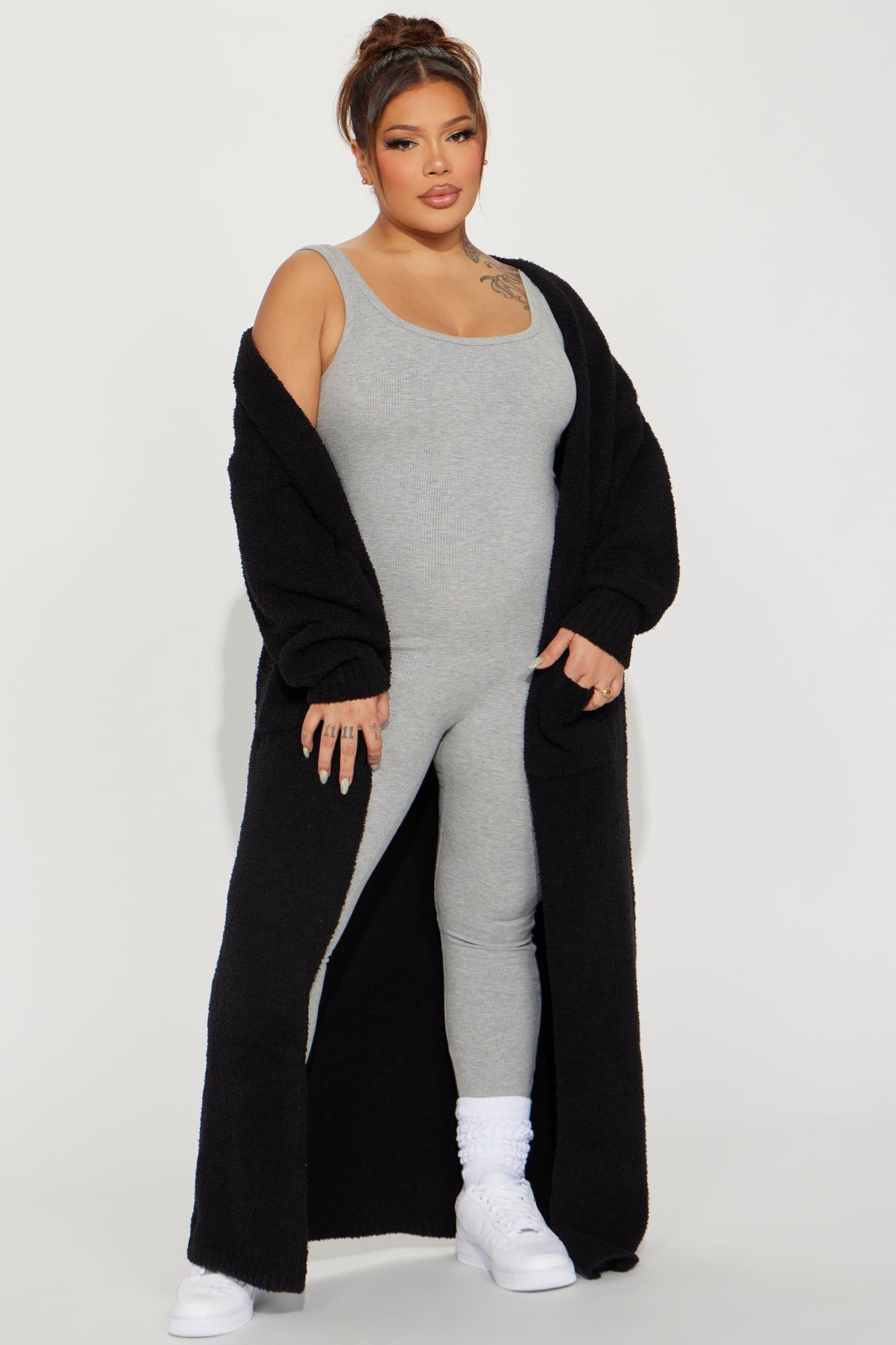 Living In It Cardigan - Black sold by Fashion Nova product image thumbnail 4