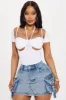 Giulia Cut Out Bodysuit - Ivory sold by Fashion Nova