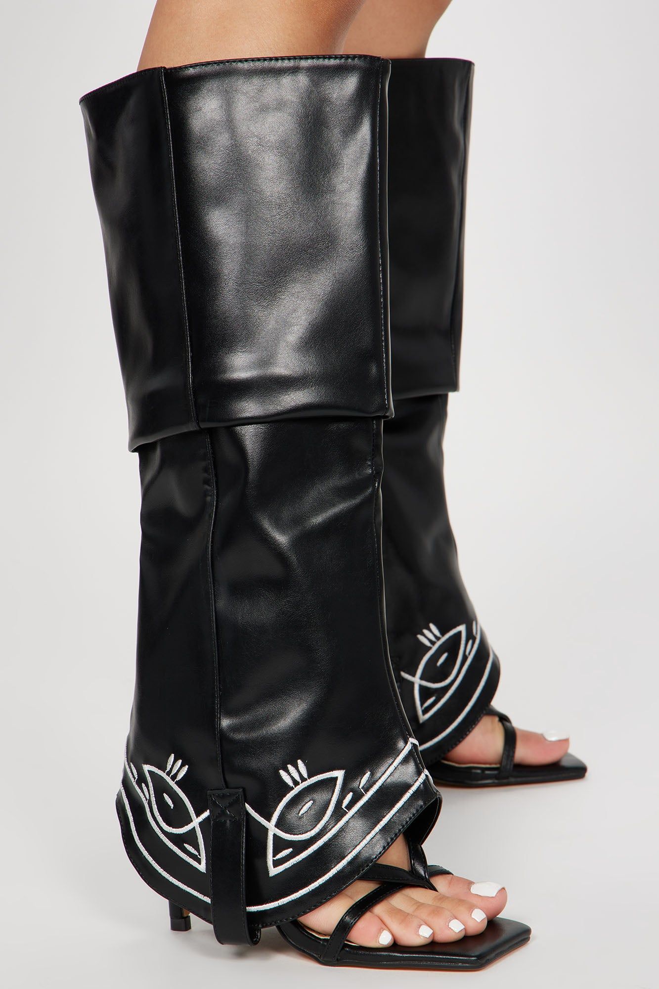 Crossroads Heeled Boots - Black sold by Fashion Nova product image thumbnail 5