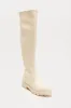 Edina Knee High Boots - Beige sold by Fashion Nova