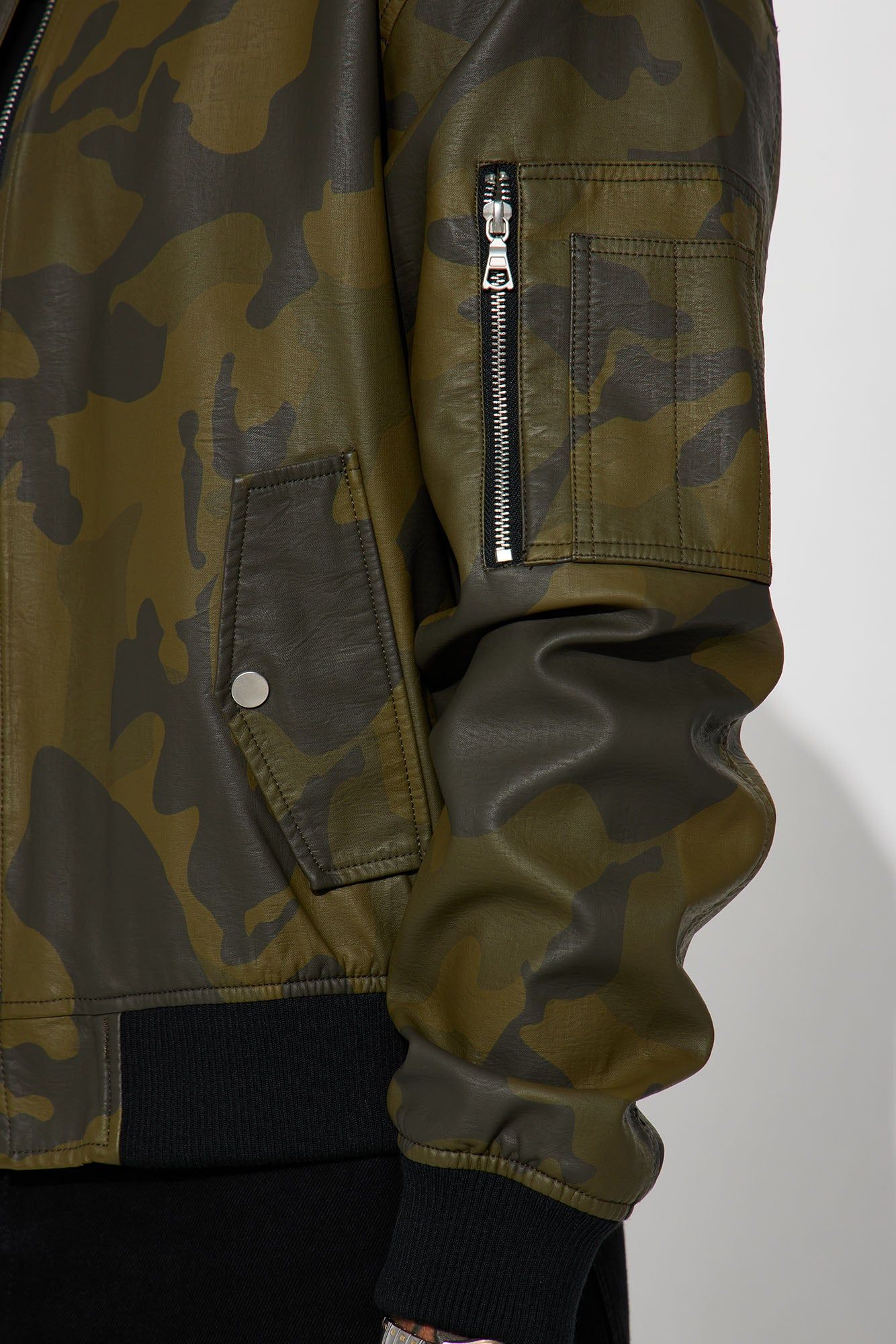 Every Step Of The Way Camo Bomber Jacket - Camouflage sold by Fashion Nova product image thumbnail 4