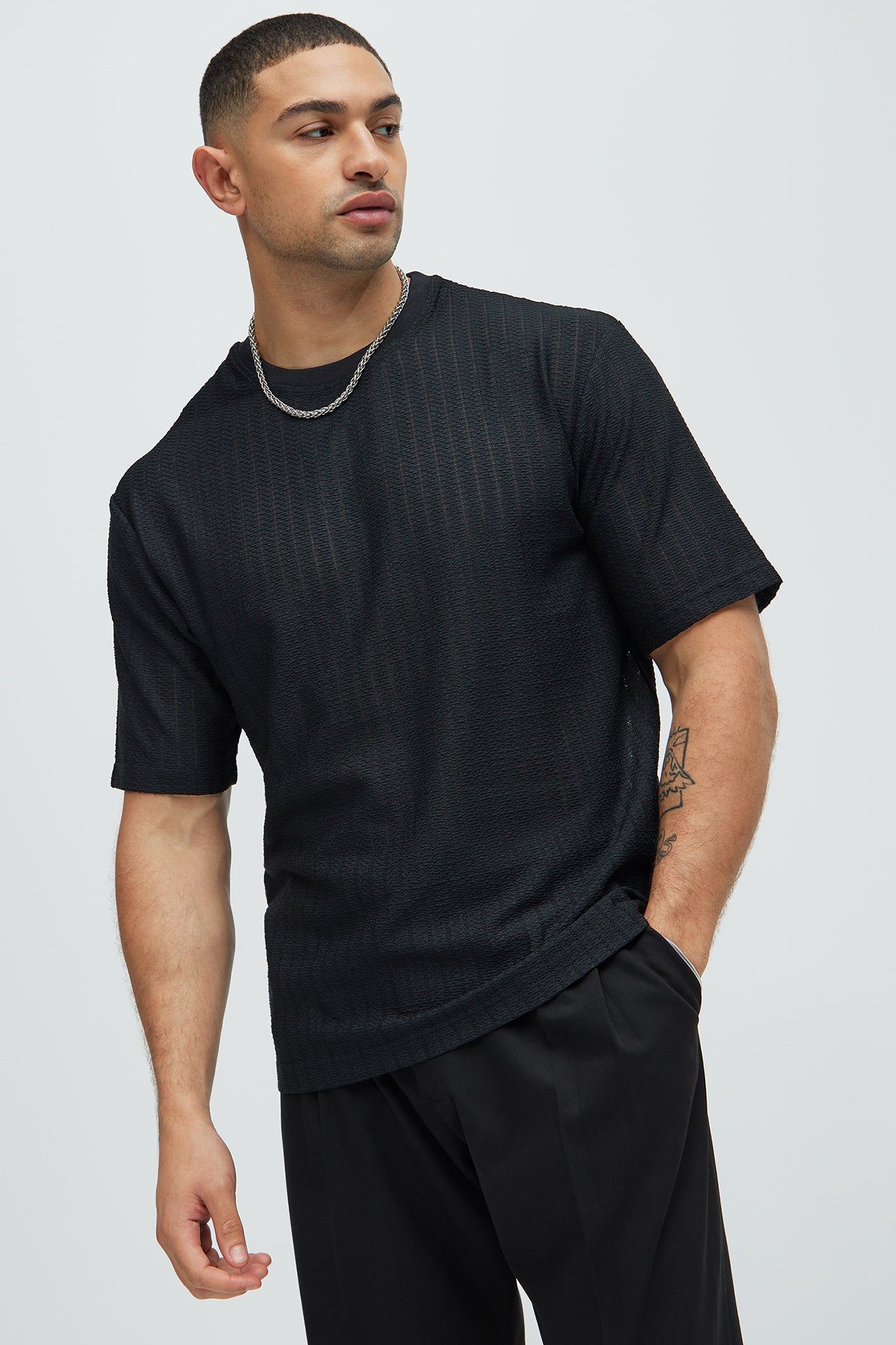 Bring Them Down Short Sleeve Tee - Black sold by Fashion Nova