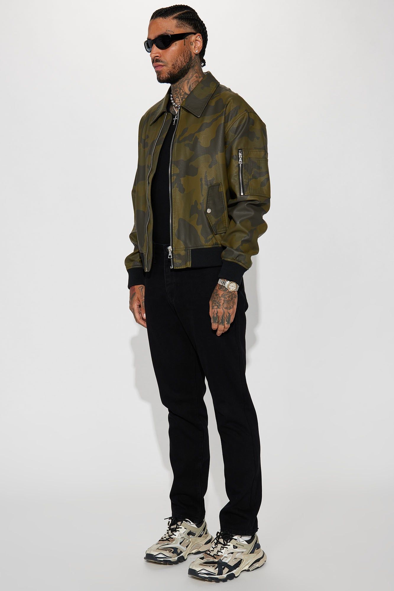 Every Step Of The Way Camo Bomber Jacket - Camouflage sold by Fashion Nova product image thumbnail 3