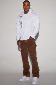 Indestructible Flared Carpenter Pants - Chocolate sold by Fashion Nova