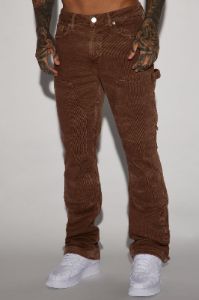 Indestructible Flared Carpenter Pants - Chocolate sold by Fashion Nova