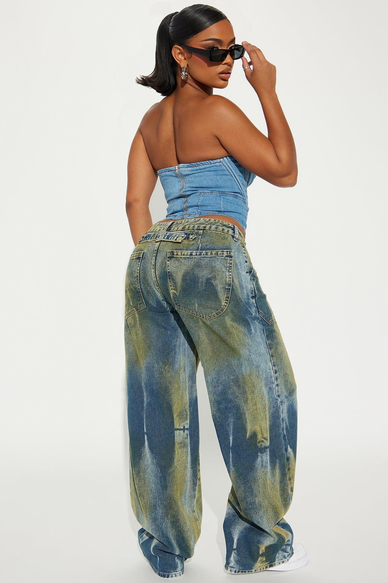 Morning Light Baggy Jeans - Medium Wash sold by Fashion Nova product image thumbnail 5