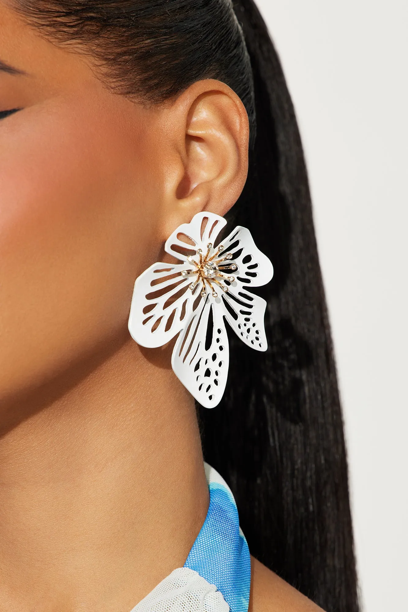 Maui Mommy Earrings - White sold by Fashion Nova