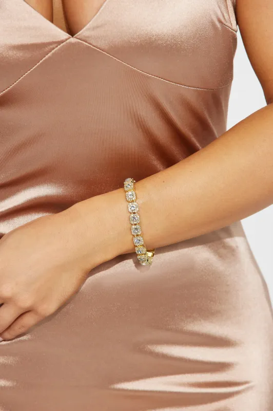 Spark At First Sight Bracelet - Gold sold by Fashion Nova