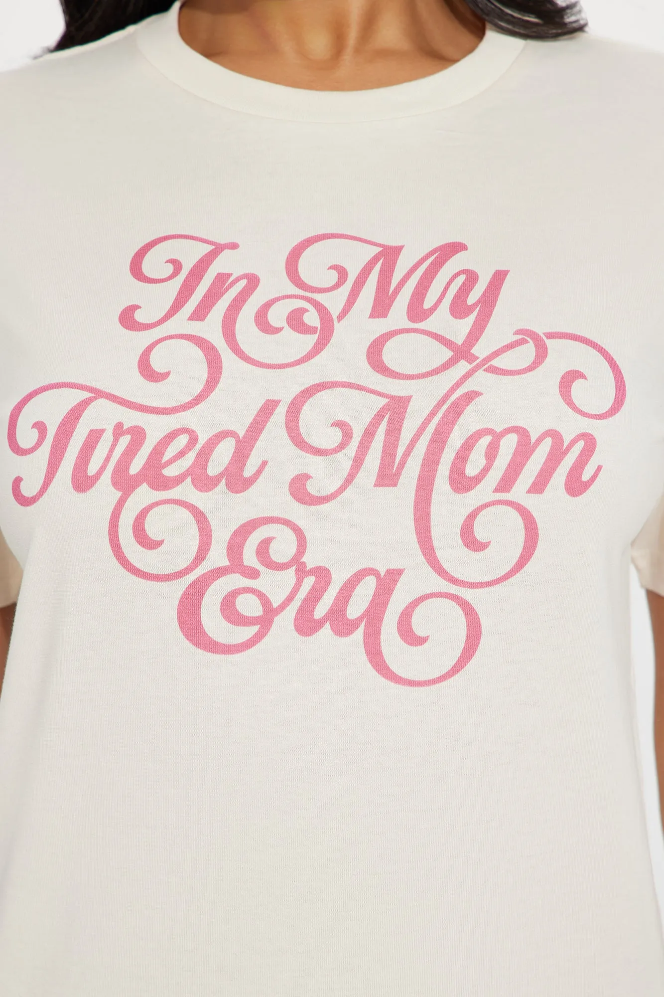 In My Tired Mom Era Tee - Beige sold by Fashion Nova product image thumbnail 3