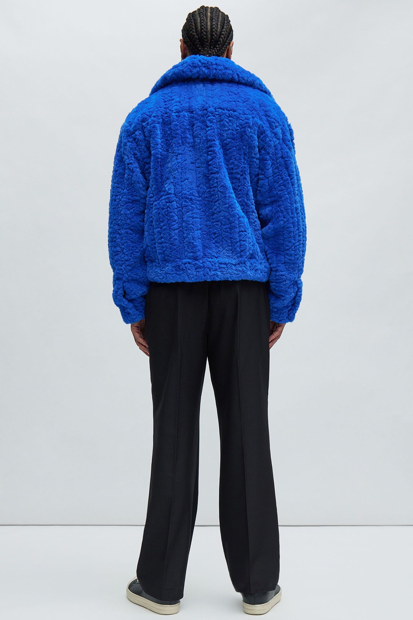 Francis Fur Jacket - Blue sold by Fashion Nova product image thumbnail 4