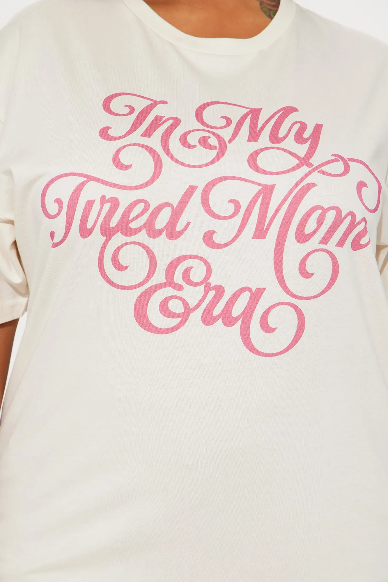 In My Tired Mom Era Tee - Beige sold by Fashion Nova product image thumbnail 5