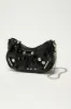 Watch Her Go Handbag  - Black sold by Fashion Nova