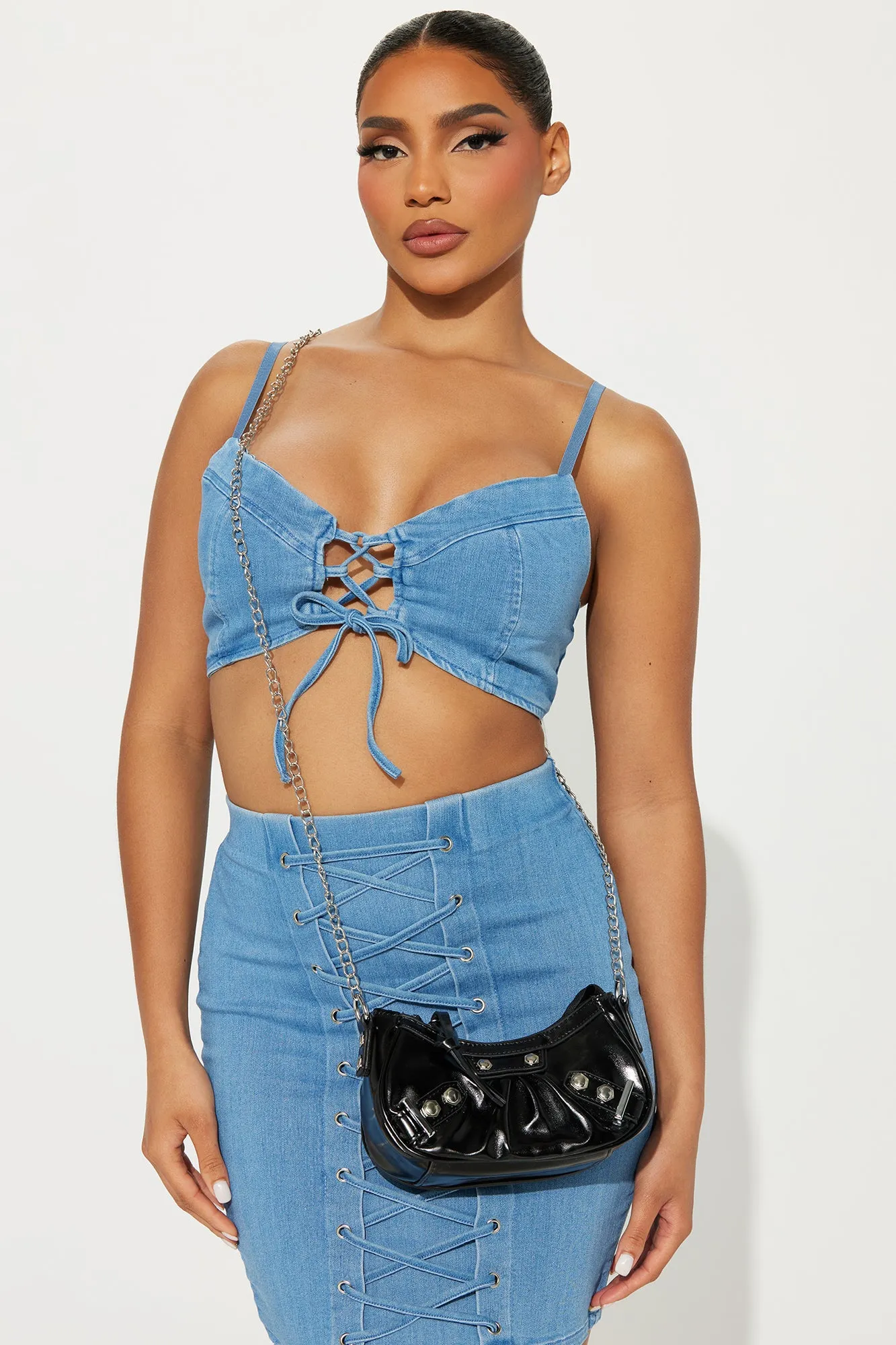 Watch Her Go Handbag - Black sold by Fashion Nova product image thumbnail 2