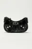 Watch Her Go Handbag  - Black sold by Fashion Nova