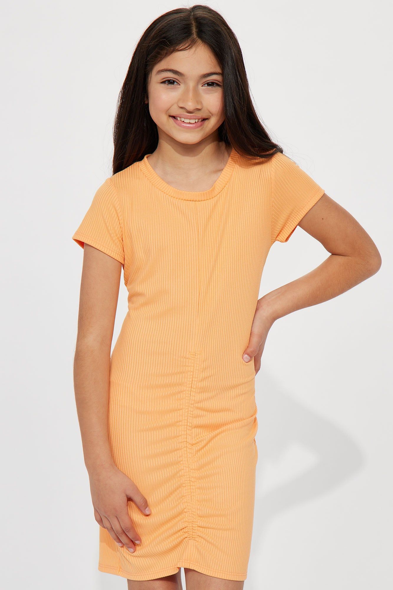 Mini Always The Spotlight Rib Knit Mini Dress - Orange sold by Fashion Nova product image thumbnail 2