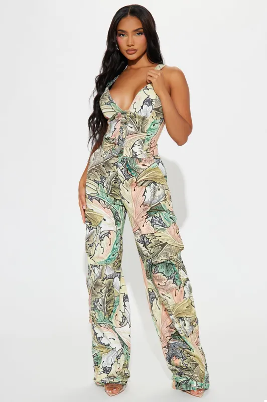 Exotic Touch Cargo Pant Set - Multi Color sold by Fashion Nova
