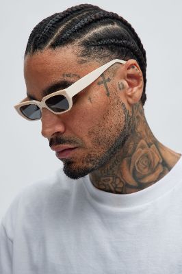 Keeping It Dope Sunglasses - Ivory sold by Fashion Nova