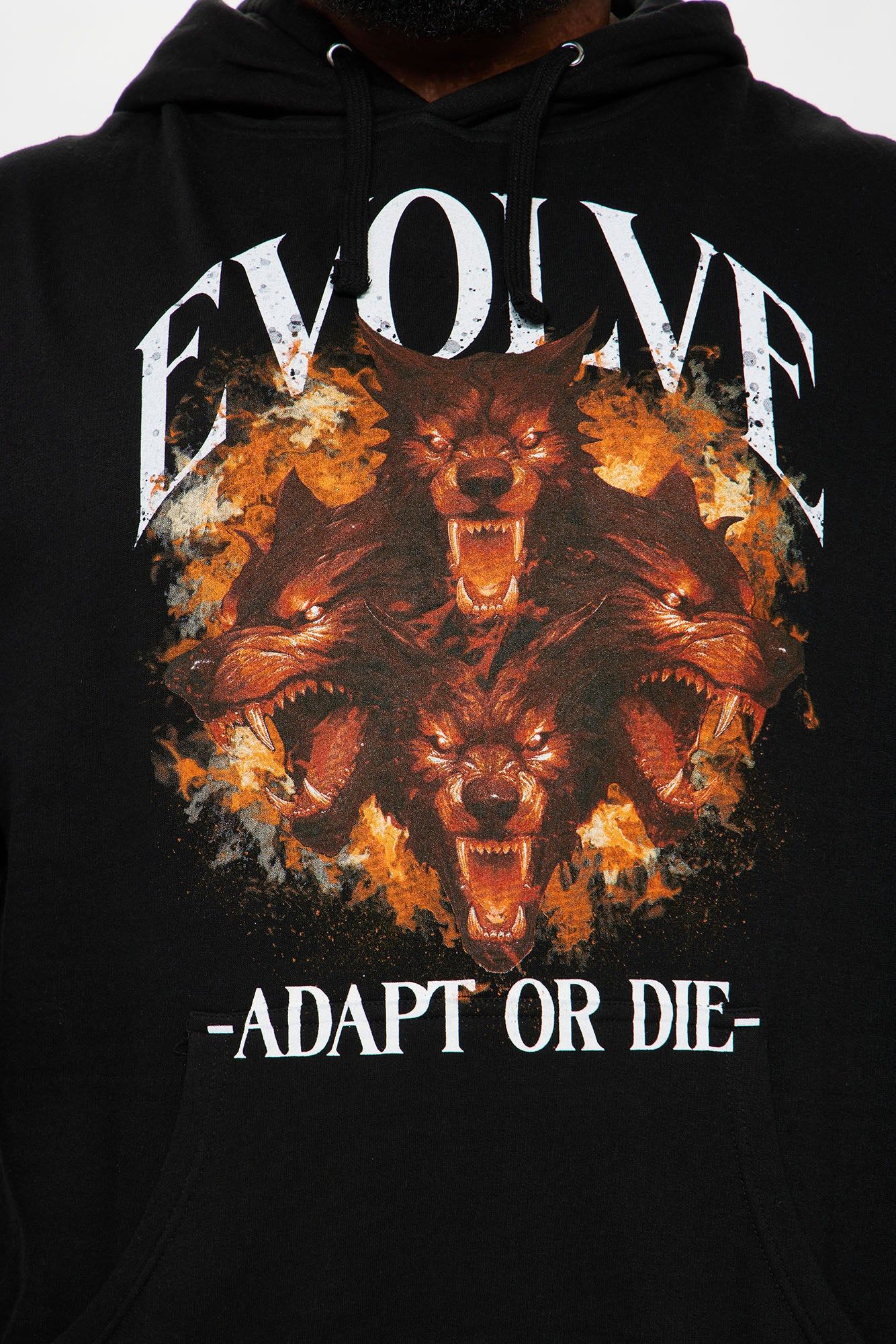 Adapt Or Die Hoodie - Black sold by Fashion Nova product image thumbnail 5