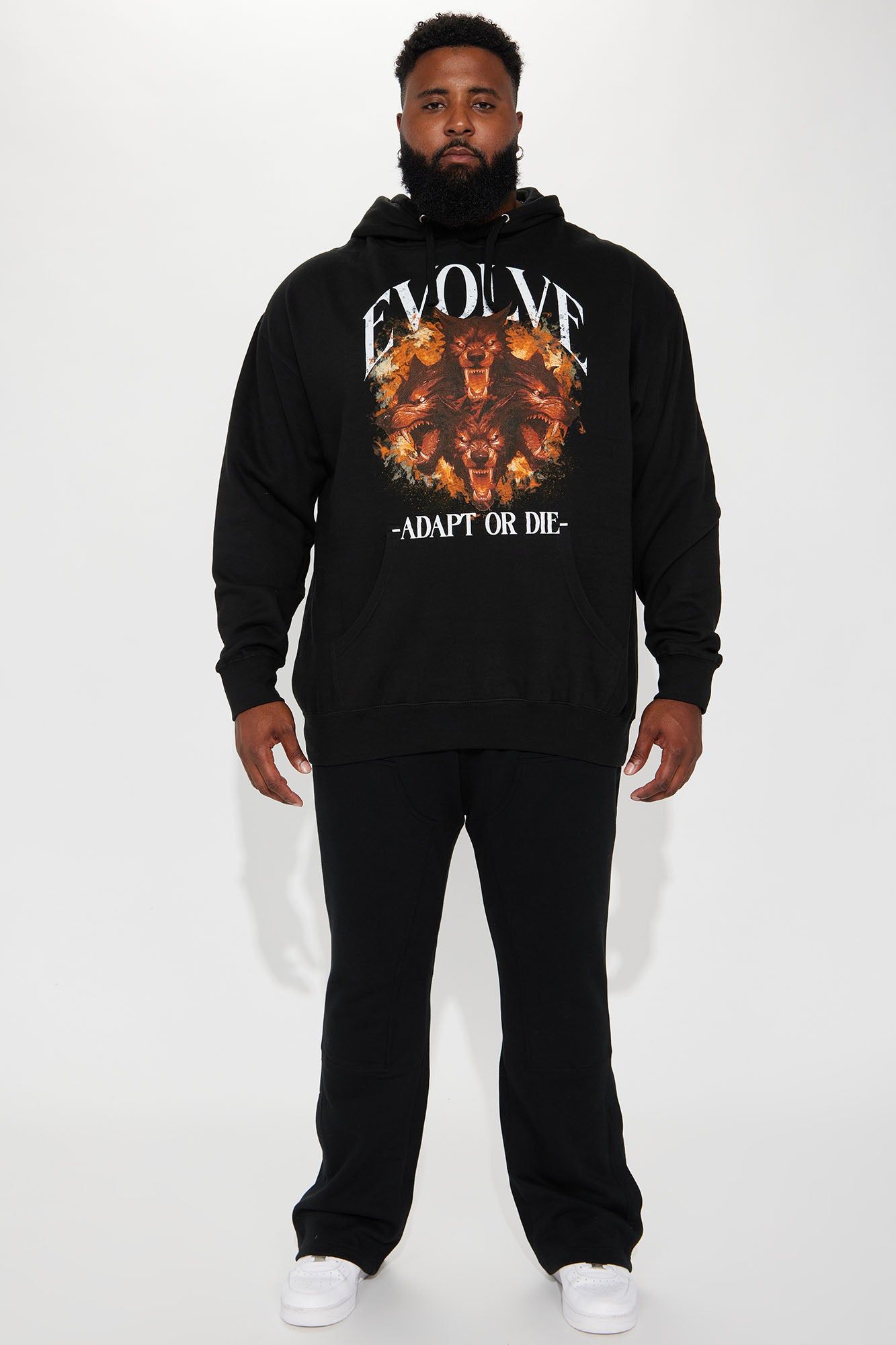 Adapt Or Die Hoodie - Black sold by Fashion Nova product image thumbnail 6