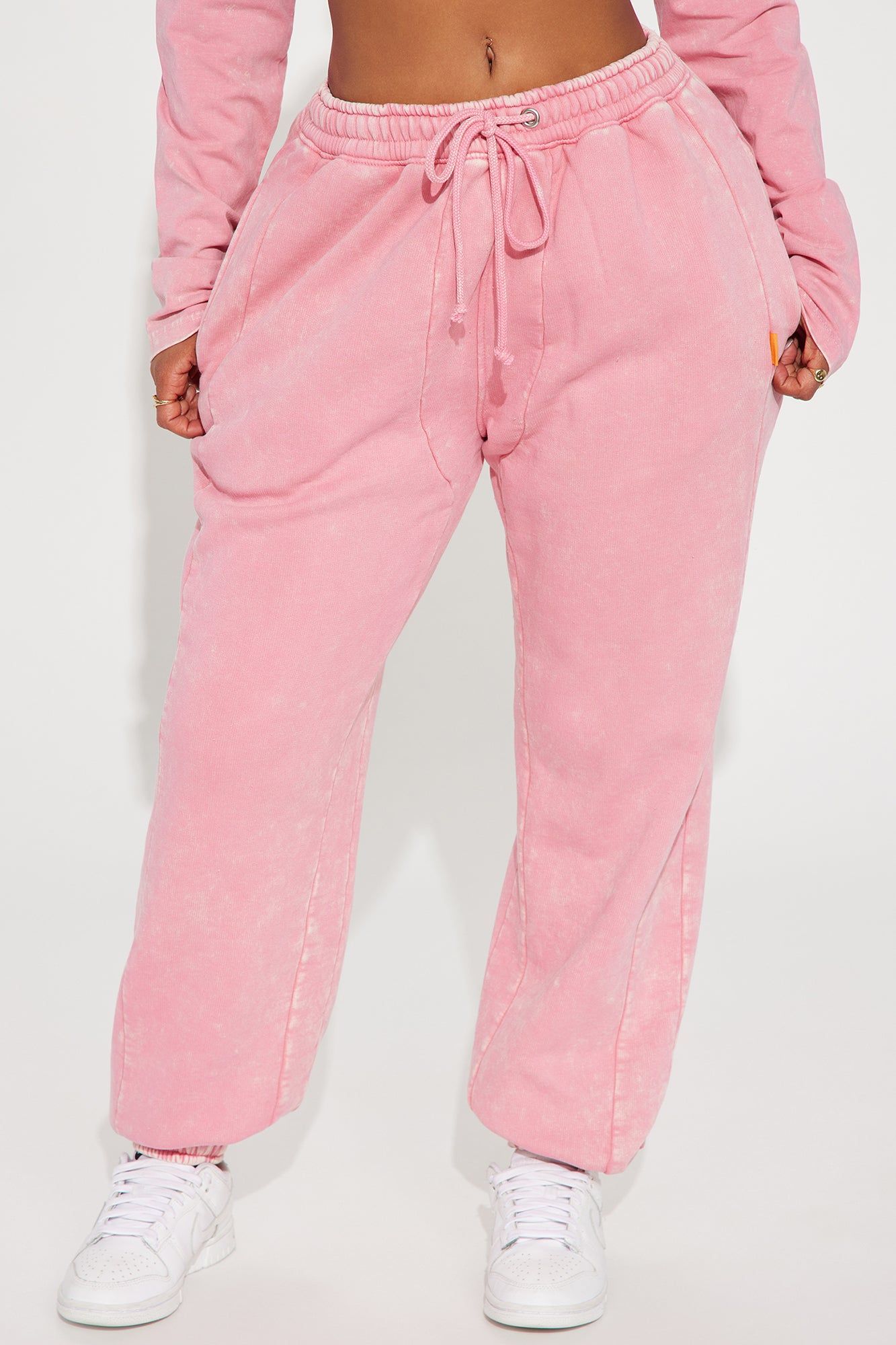 Lazy Days Washed Fleece Jogger - Pink sold by Fashion Nova product image thumbnail 2