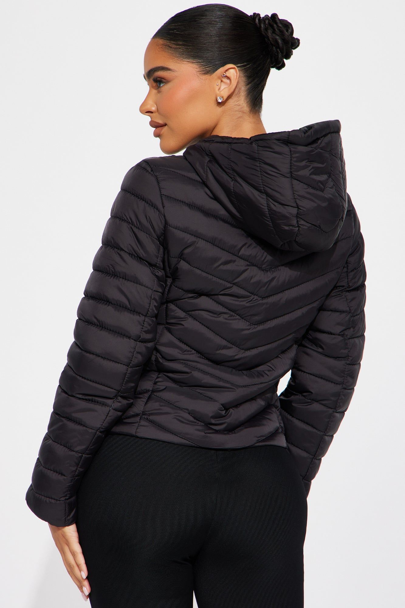 Cold Times Puffer Jacket - Black sold by Fashion Nova product image thumbnail 3